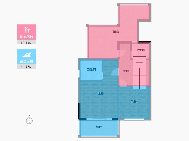 浙江省-宁波市-自建-50.00-户型库-动静分区