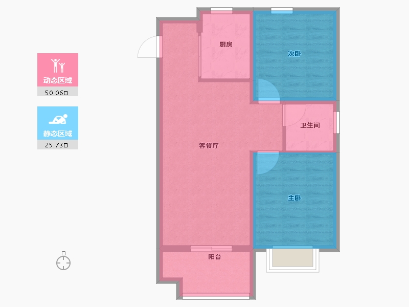 河北省-保定市-荣盛锦绣书苑-68.00-户型库-动静分区