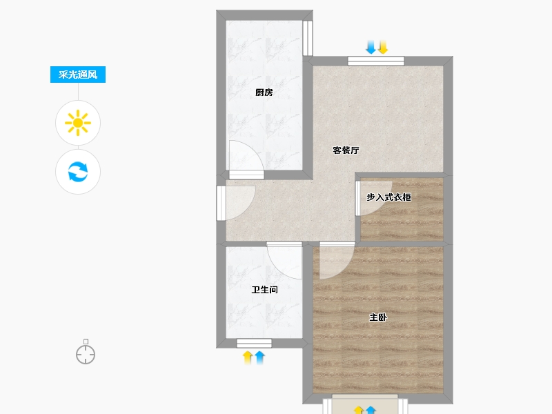 河北省-保定市-万科里程之光-44.00-户型库-采光通风