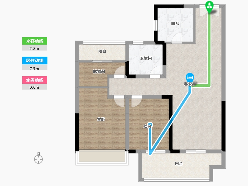 河南省-周口市-周口建业城-88.00-户型库-动静线