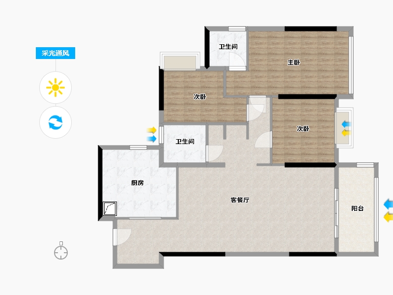 广东省-深圳市-3C-150.00-户型库-采光通风