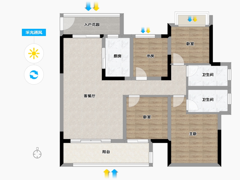 云南省-昭通市-万景進園-99.31-户型库-采光通风