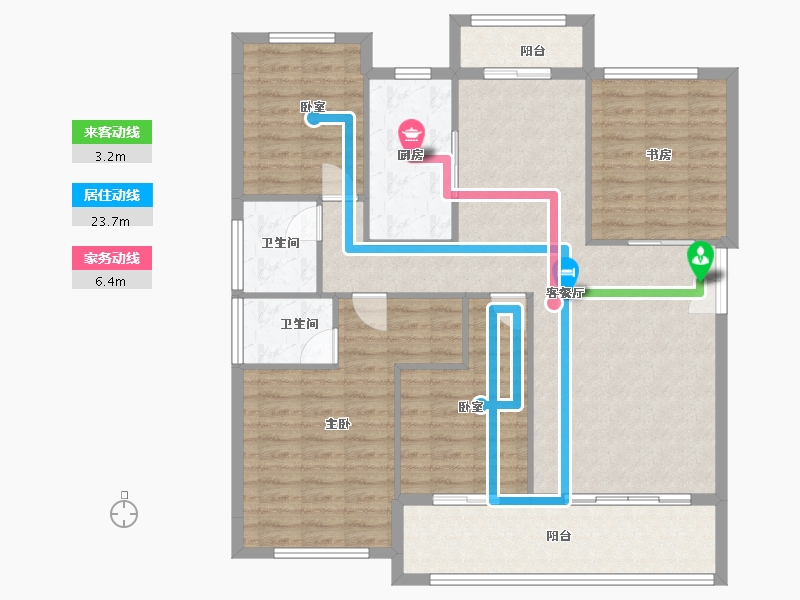 江西省-赣州市-清华御府-99.00-户型库-动静线