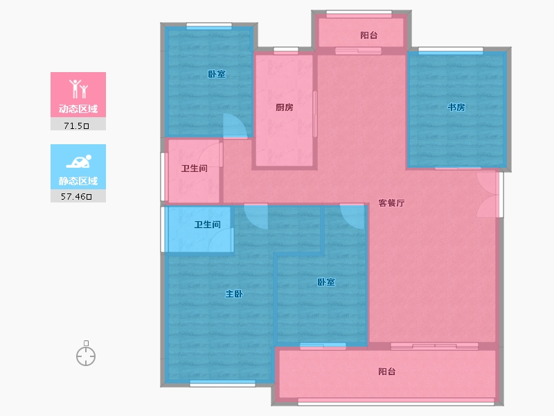 江西省-赣州市-清华御府-99.00-户型库-动静分区