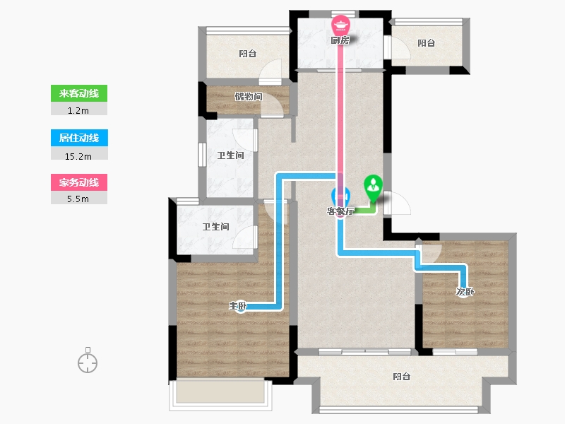 河南省-周口市-周口建业世和府三期-92.00-户型库-动静线