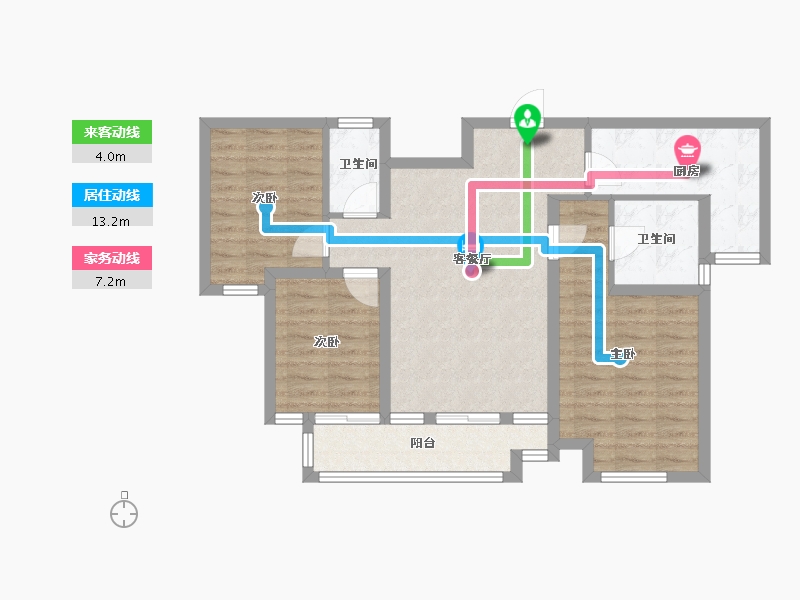 河北省-邢台市-中旭开元府-78.94-户型库-动静线