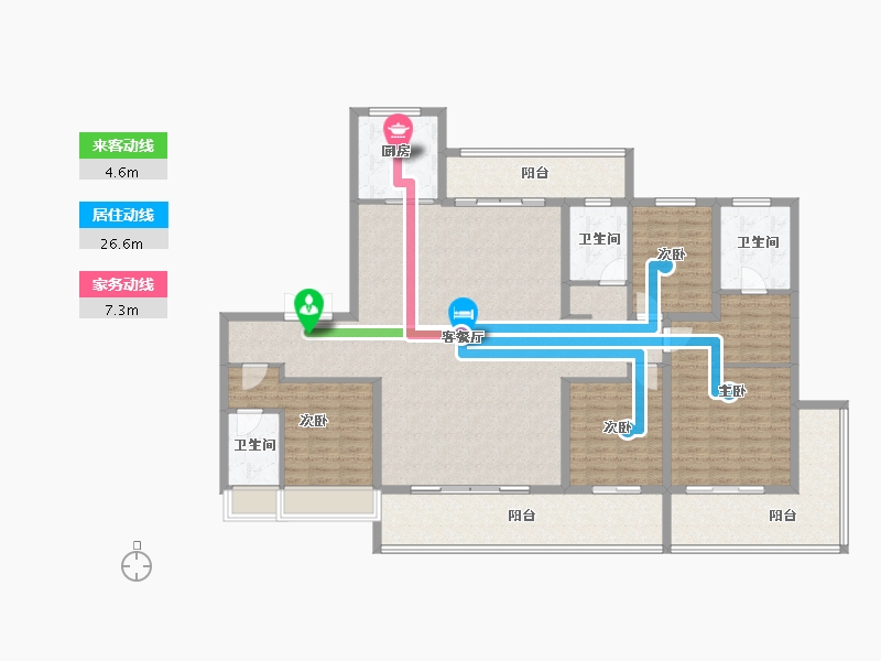 河南省-周口市-建业天悦-168.01-户型库-动静线