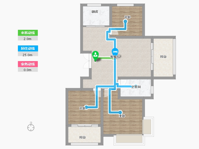 河南省-周口市-大兴第一城-84.30-户型库-动静线