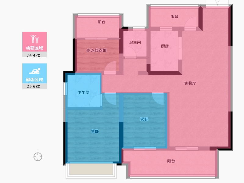 河南省-周口市-周口建业城-92.00-户型库-动静分区