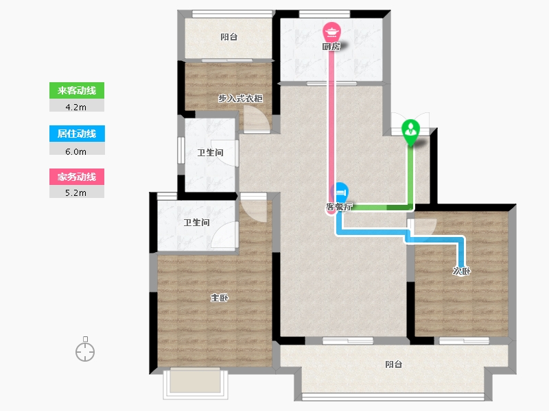 河南省-周口市-周口建业城-104.00-户型库-动静线