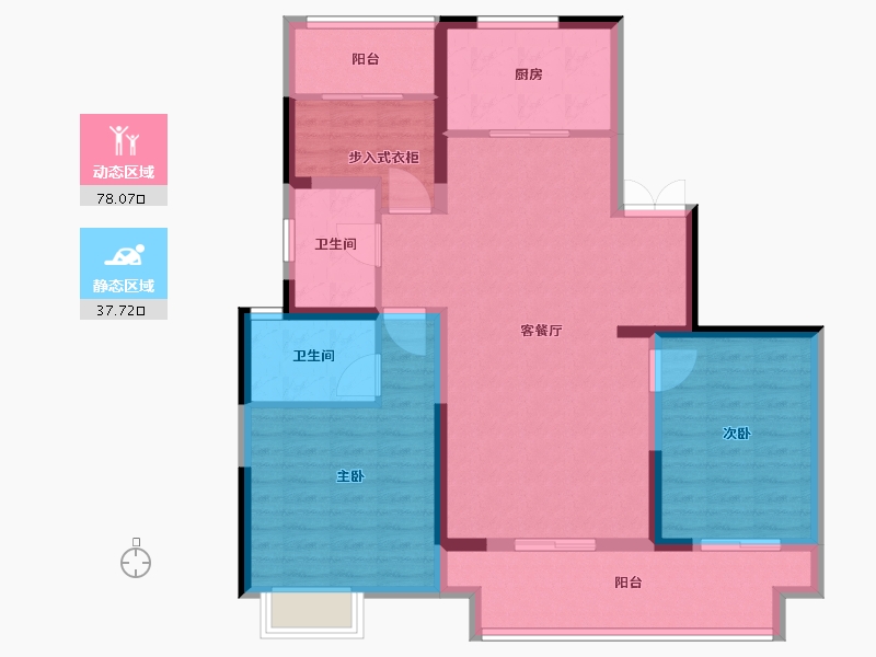 河南省-周口市-周口建业城-104.00-户型库-动静分区