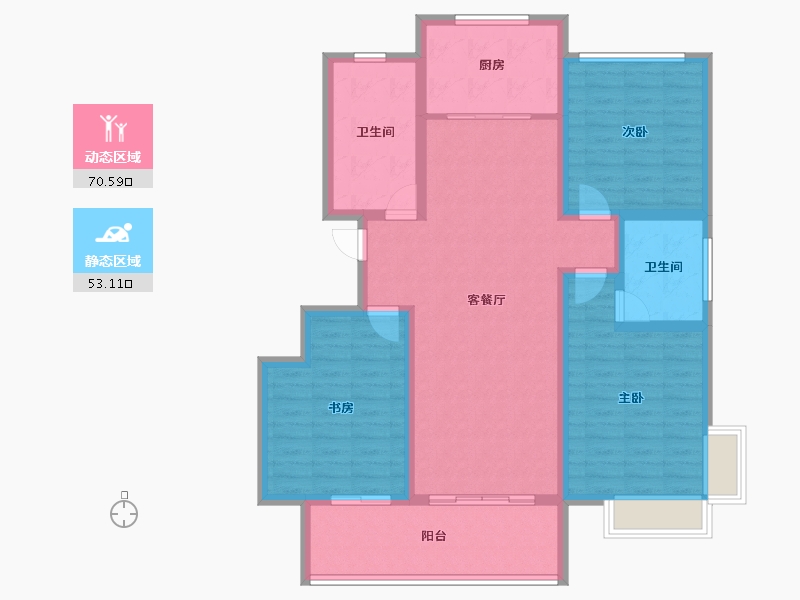 河南省-周口市-大兴第一城-111.01-户型库-动静分区