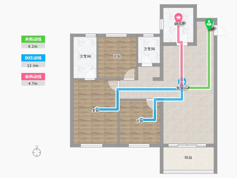 河南省-周口市-大兴第一城-91.00-户型库-动静线