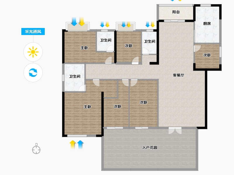 广东省-河源市-东江盛世-250.26-户型库-采光通风