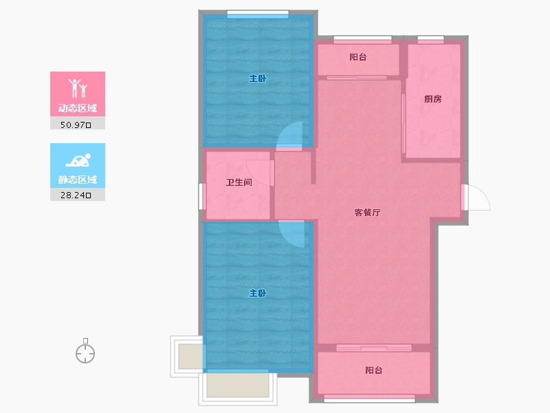 河北省-石家庄市-安联生态城-77.87-户型库-动静分区