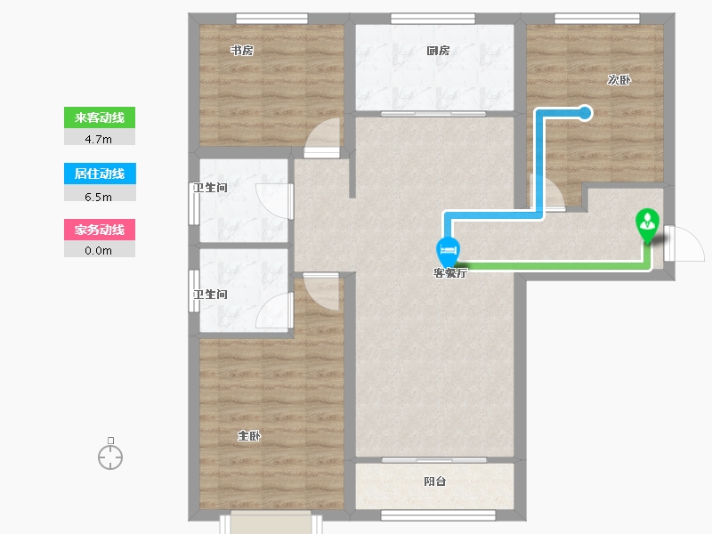 河北省-保定市-鹏渤印象城-86.39-户型库-动静线