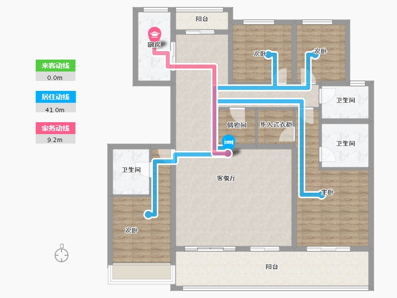 河南省-周口市-周投绿城·留香园-147.21-户型库-动静线