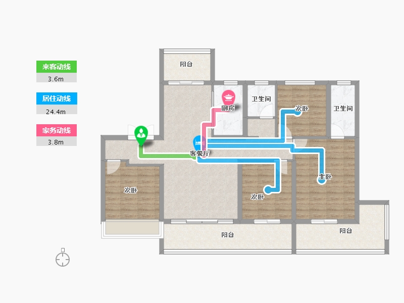 河南省-周口市-建业天悦-118.41-户型库-动静线