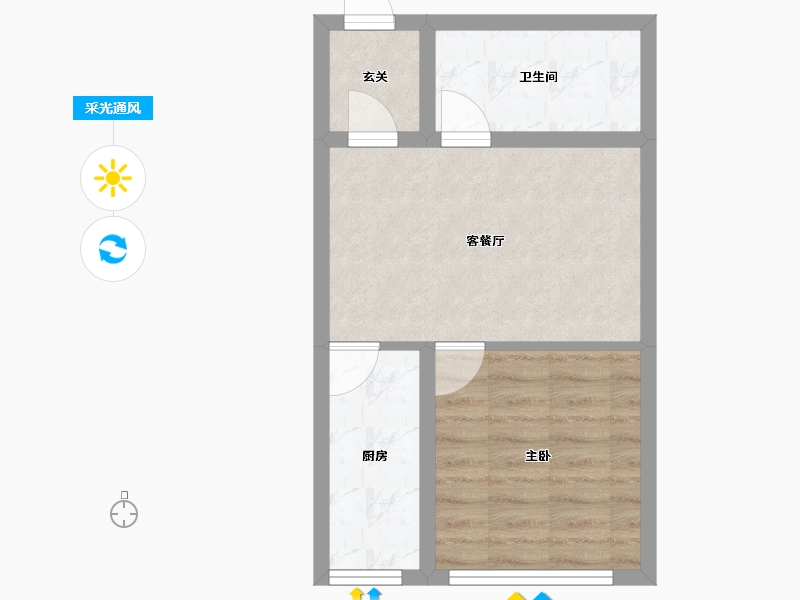 辽宁省-盘锦市-桃李源小区-40.12-户型库-采光通风