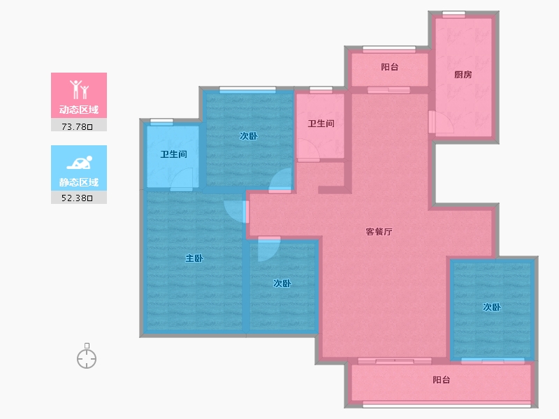 河南省-周口市-建业云筑-112.01-户型库-动静分区