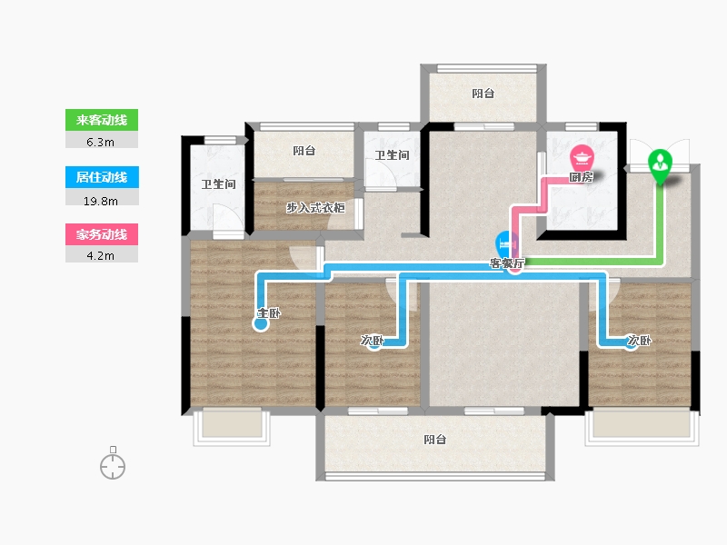 河南省-周口市-周口建业城-89.68-户型库-动静线