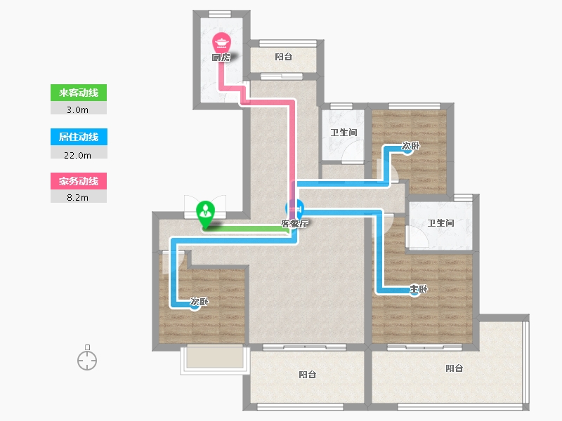 河南省-周口市-建业天悦-103.21-户型库-动静线