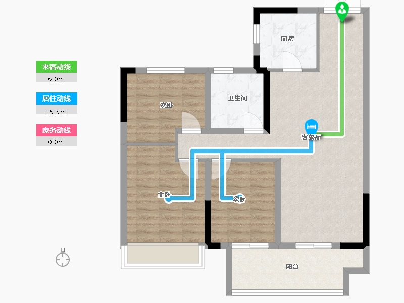 河南省-周口市-周口建业城-88.00-户型库-动静线