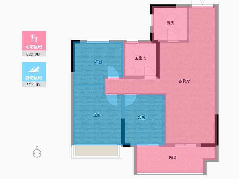 河南省-周口市-周口建业城-88.00-户型库-动静分区