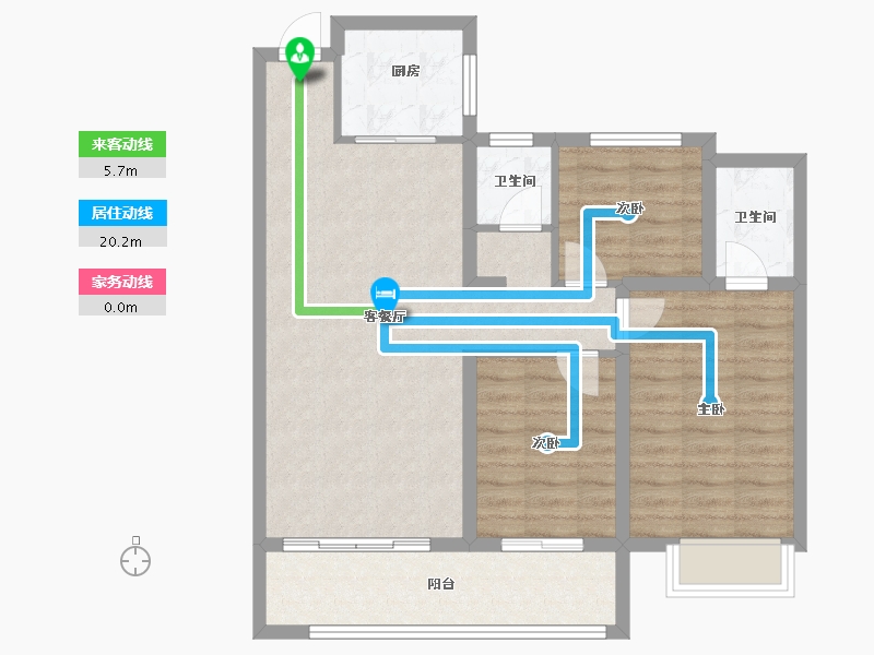 河北省-邢台市-金科和院-82.11-户型库-动静线