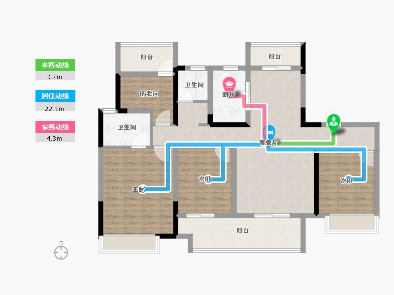 河南省-周口市-周口建业世和府三期-114.00-户型库-动静线