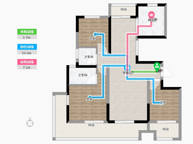 河南省-周口市-太康建业府-100.00-户型库-动静线