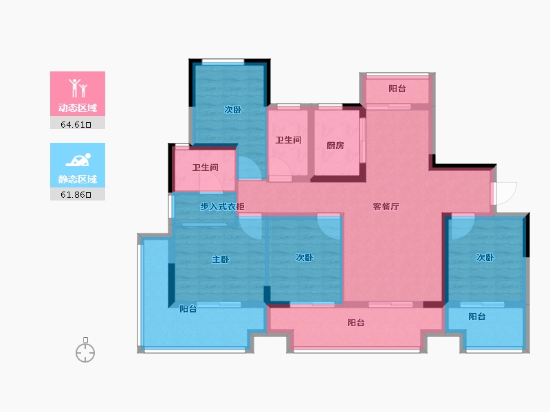 河南省-周口市-太康建业府-112.01-户型库-动静分区