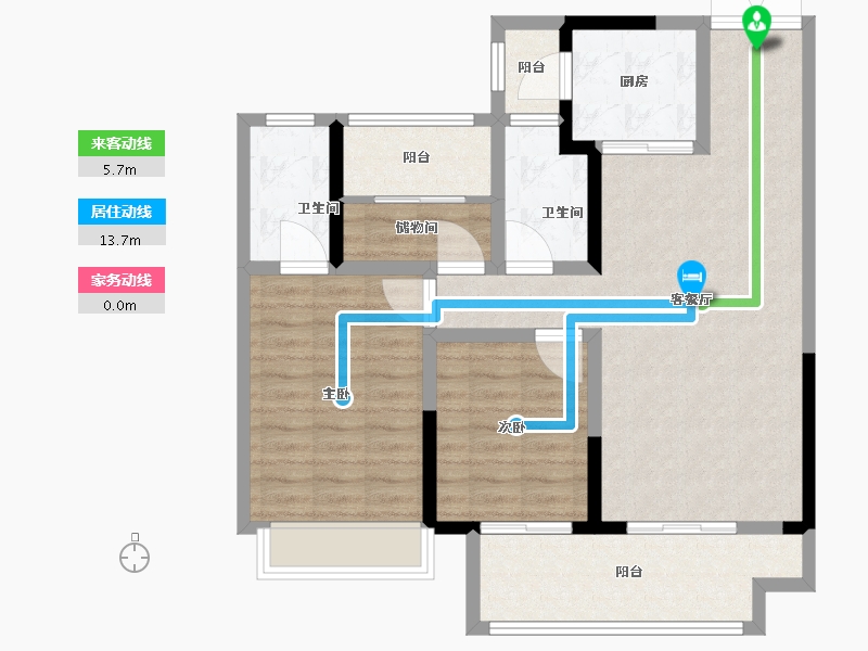 河南省-周口市-周口建业城-90.01-户型库-动静线