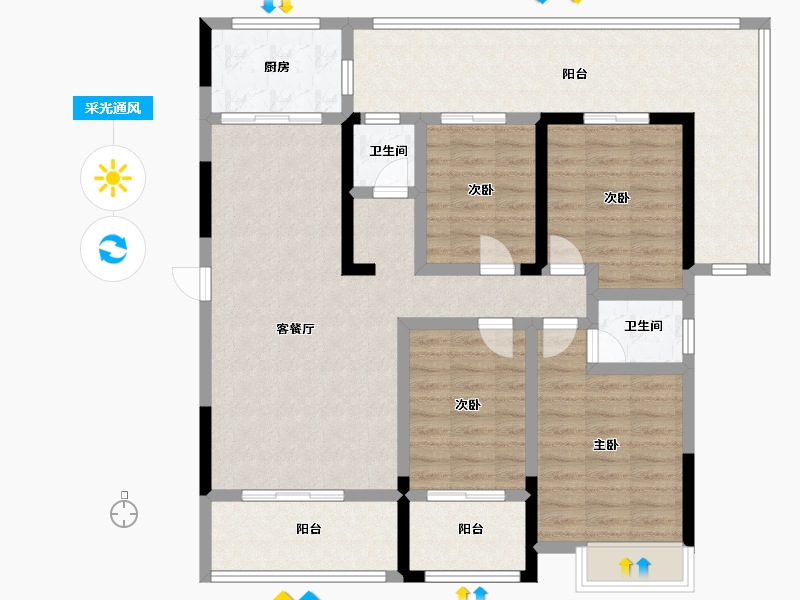 湖南省-湘西土家族苗族自治州-凤凰大唐领御-113.28-户型库-采光通风