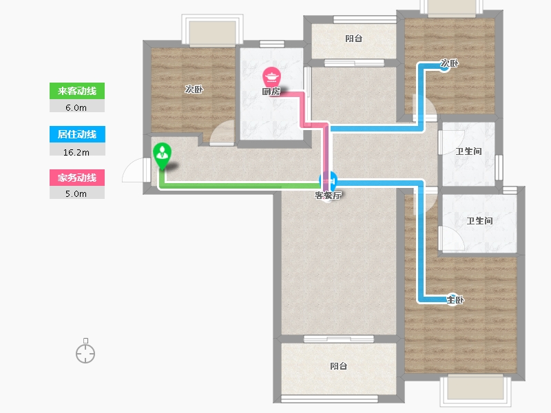 湖北省-荆门市-岚光·瑞丽湾-97.39-户型库-动静线