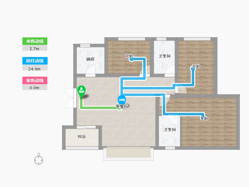 四川省-资阳市-博邦紫韵东城-87.70-户型库-动静线