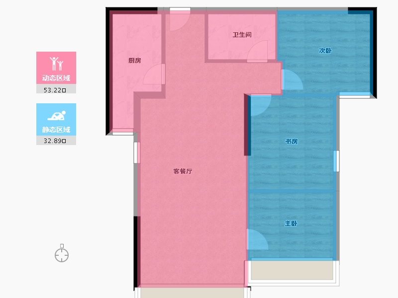 甘肃省-武威市-天一外滩-78.29-户型库-动静分区