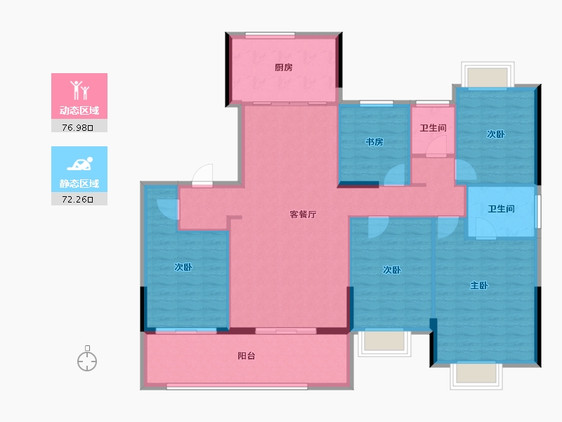 福建省-莆田市-​中科东庄城-136.69-户型库-动静分区