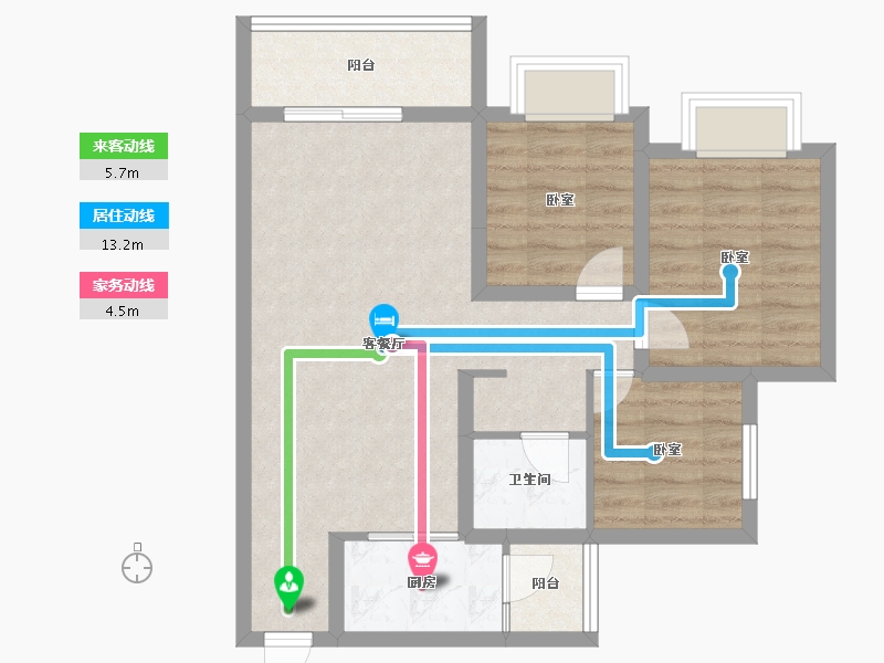 四川省-资阳市-博邦紫韵东城-68.89-户型库-动静线