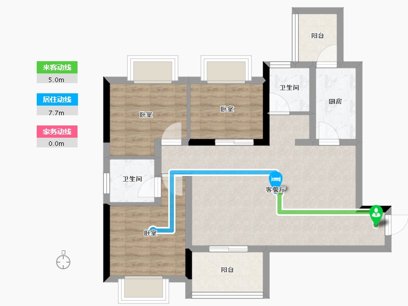 四川省-资阳市-博邦紫韵东城-71.08-户型库-动静线