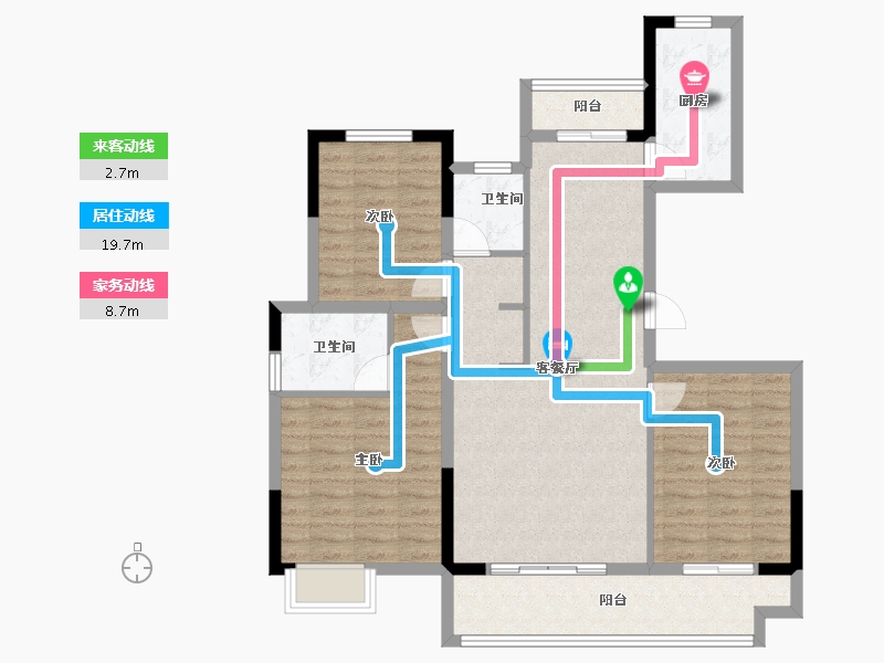 河南省-周口市-建业·湖山境-99.00-户型库-动静线