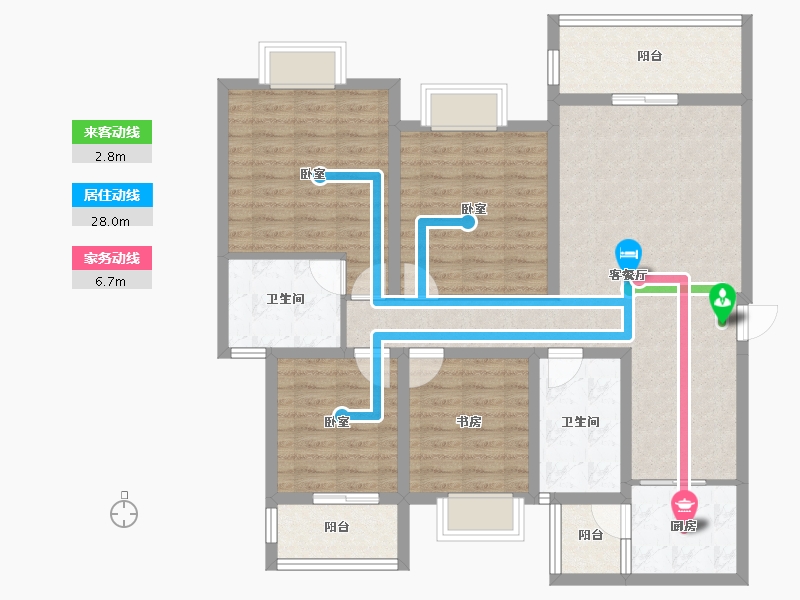 四川省-资阳市-喜悦长岛-109.03-户型库-动静线