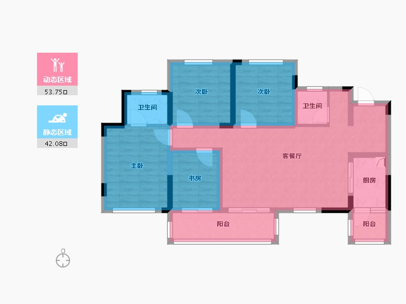 四川省-遂宁市-正黄·金域香江-0.00-户型库-动静分区