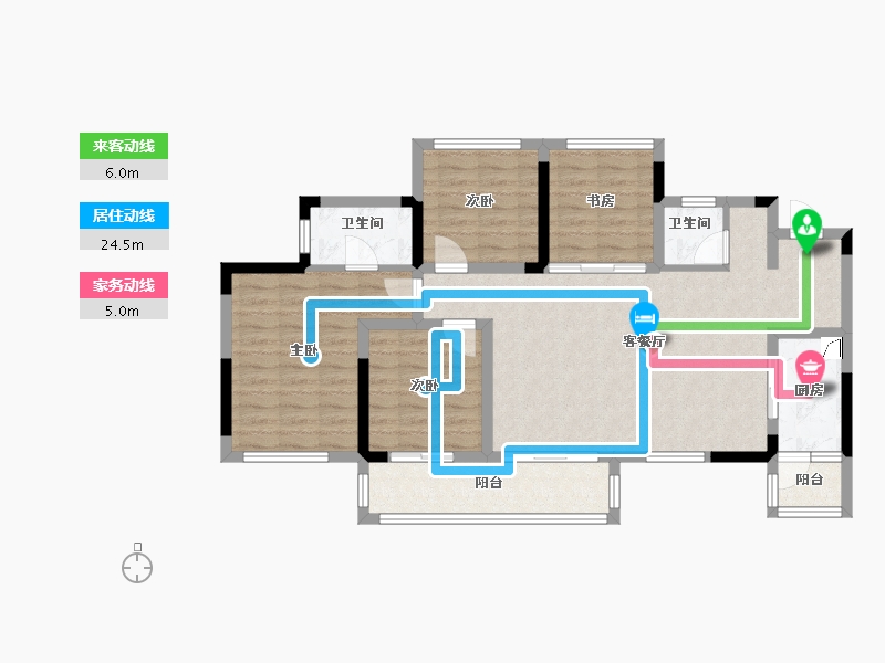 四川省-遂宁市-正黄·金域香江-0.00-户型库-动静线