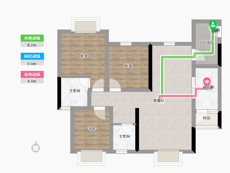 四川省-资阳市-博邦紫韵东城-71.94-户型库-动静线