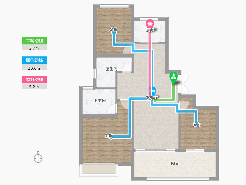 河南省-周口市-周投绿城·留香园-95.20-户型库-动静线