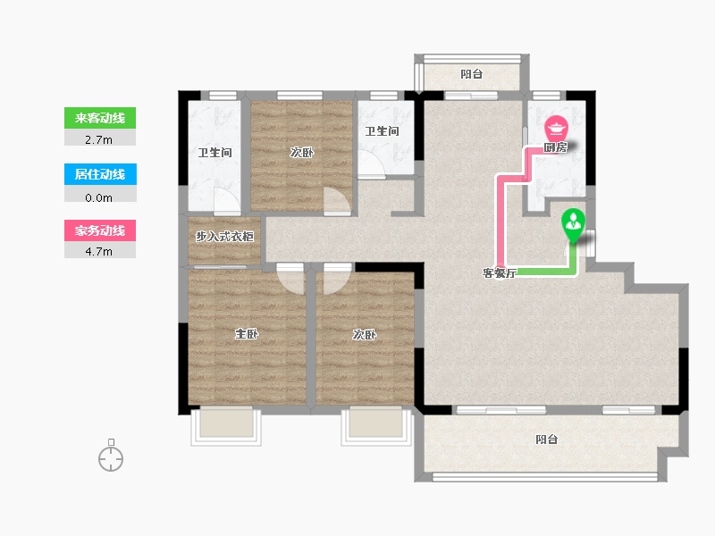 河南省-周口市-建业·湖山境-107.00-户型库-动静线