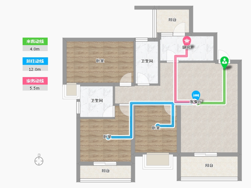 四川省-资阳市-喜悦长岛-87.48-户型库-动静线