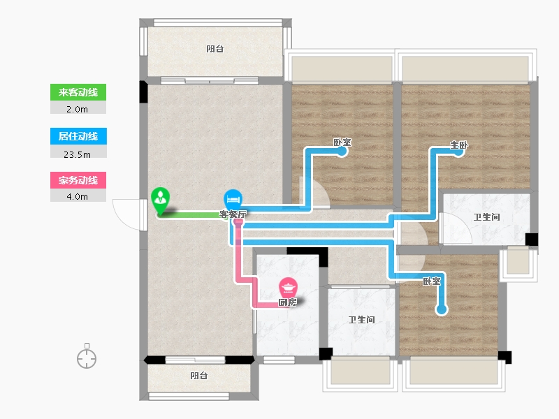 广东省-揭阳市-碧桂园·金域名府-95.12-户型库-动静线