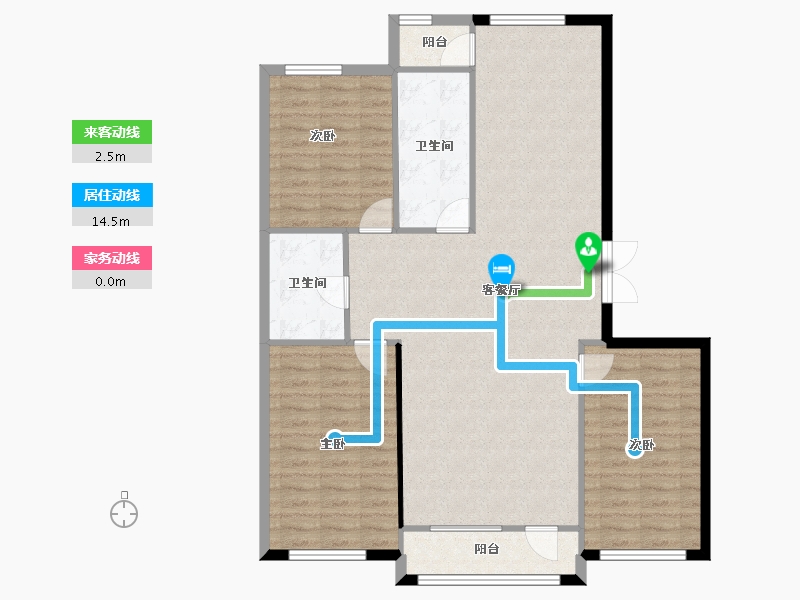 吉林省-辽源市-四平阳光首府-109.31-户型库-动静线